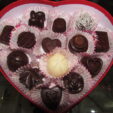 Chocolate Heart Shaped Truffle Gift Box (12 Pieces)