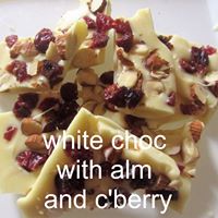 White Chocolate and Cranberry Bar